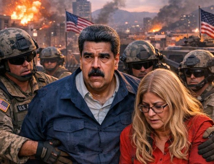 Венесуэлаға президенті Николас Мадуроның әйелімен бірге тұтқындалды