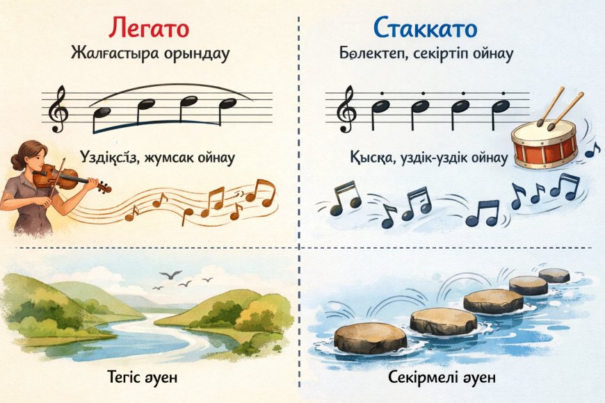 «Стаккато» сөзінің мағынасы